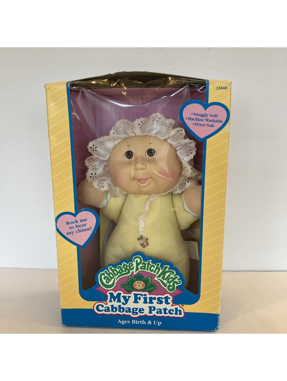 Vintage Hasbro 1992 My First Cabbage Patch 11” With Box